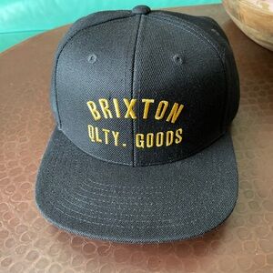 Brixton Black and Gold Cap